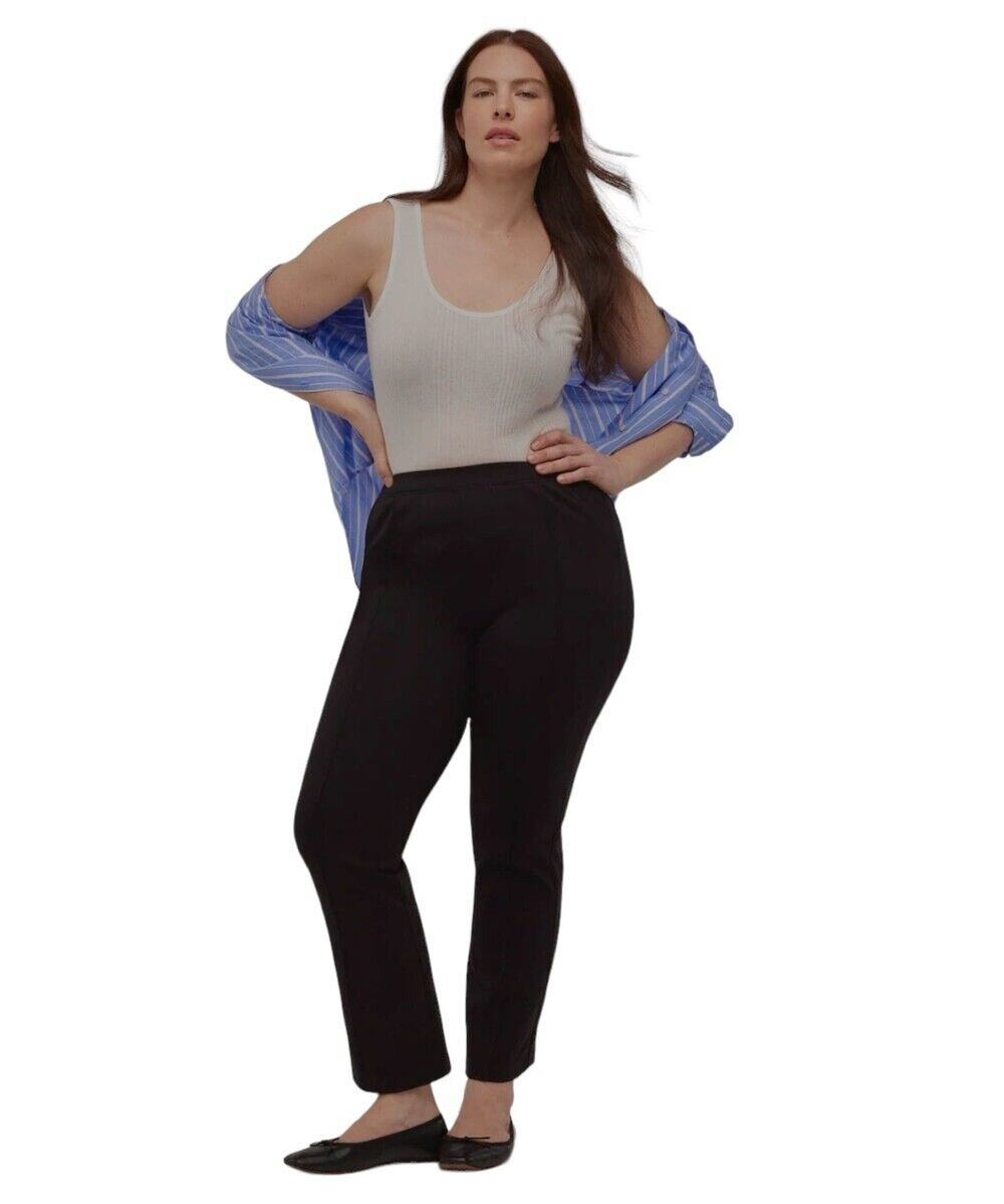 Madewell Lightweight Ponte Kickflare Leggings Black Women XL NF049 NWT
